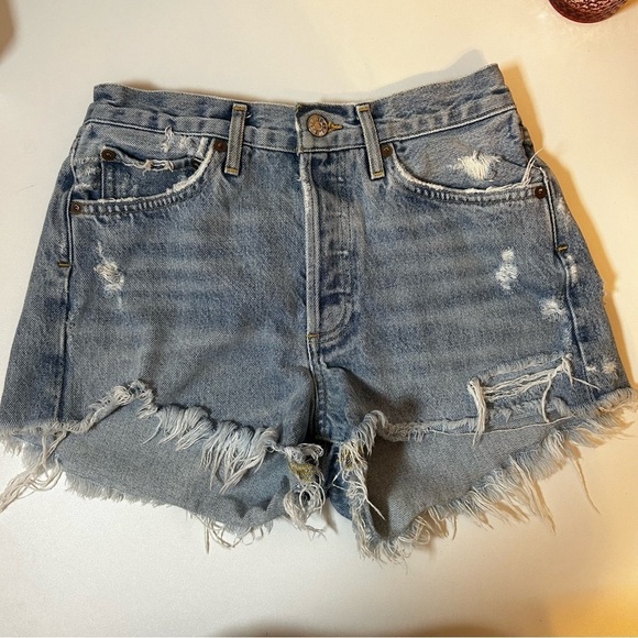 Agolde PARKER VINTAGE CUT OFF SHORT
IN SWAPMEET - Picture 2 of 6